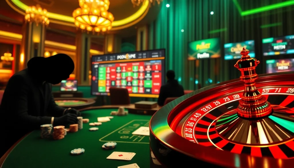 Engage in thrilling gameplay at https://i9bett.cn.com/ with vibrant casino tables, poker chips, and online betting excitement.