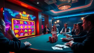 Experience the thrill of winning with slot deposit pulsa at a vibrant online casino.