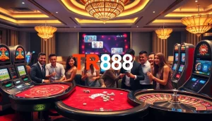 Experience the excitement of TR88 with vibrant casino tables and engaging gameplay.