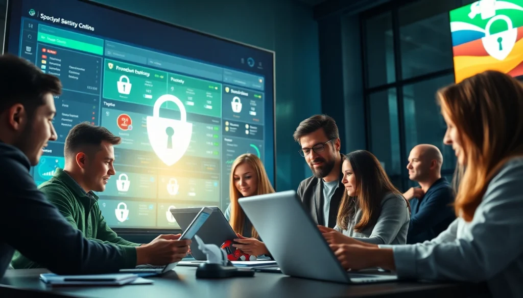 Engaging scene of diverse users in an online betting community with 슈어맨, emphasizing safety and verification.
